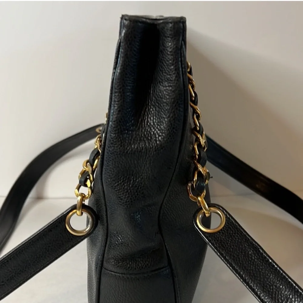 🔥💯CHANEL black caviar shopper - Picture 6 of 7